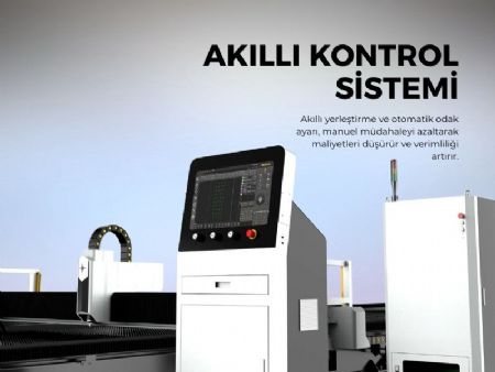 GR Serisi Zemin Rayl� CNC Fiber Lazer Kesim Makinas� 