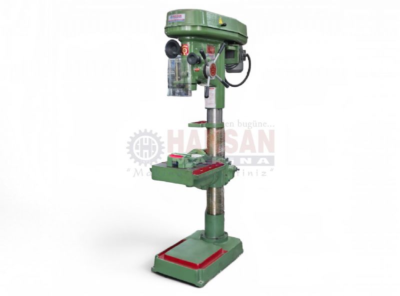 32 MM Matkap Tezgahı-Kayışlı Tip-Kremayerli Tabla-Mengeneli